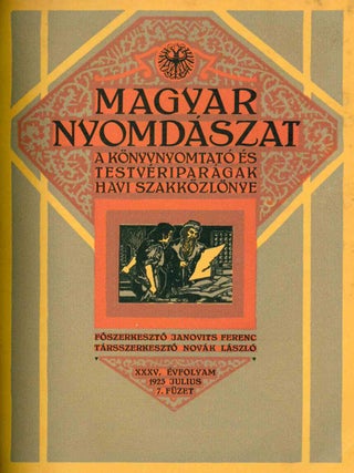 Book ID: 42471 Magyar Nyomdászat: A Könyvnyomtató és Testvériparágak Havi...