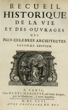 Book ID: 46343 Recueil Historique de la Vie et des Ouvrages des Plus Célébres...