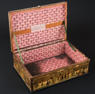 Book ID: 50069 Hand-made wooden box with straw inlay work by the legendary Bohemian robber...