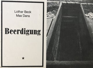 Book ID: 50456 Beerdigung: Ein Bildband von Max Dans und von Lothar Beck. Lothar Beck, Max...