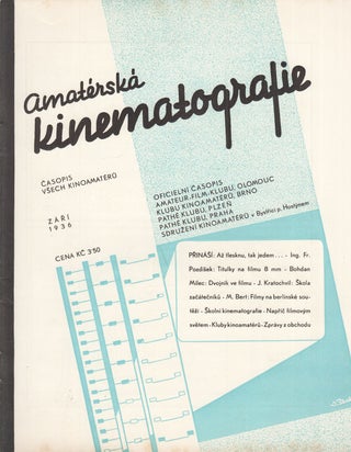 Amatéřská kinematografie: časopis všech kinoamatérů [Amateur cinematography: a journal for all cinema amateurs]. Vol. I, nos. 1–12 (complete run).