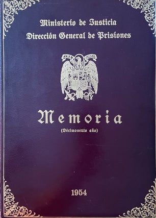 Book ID: 51069 Memoria que Eleva a S.E. el Caudillo de España y su Gobierno la Dirección...
