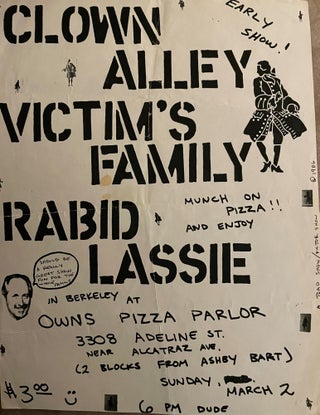 Large Collection of 1980s Bay Area Punk Flyers.