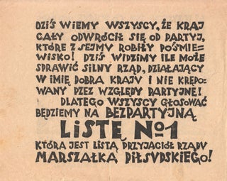 Myszy bez Kota [Mice without a Cat]. Political pamphlet with woodcut illustrations and text.