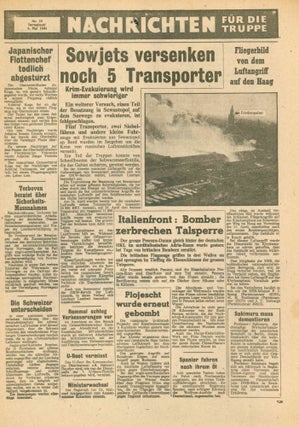 Book ID: 51321 Nachrichten für die Truppe [News for the troops], nos. 12, 20, 34, 36, 43,...