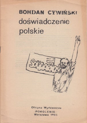 Book ID: 51464 Doświadczenie polskie [The Polish Experience]. Bohdan Cywiński