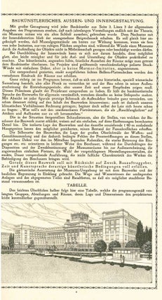 Wettbewerbs-Entwurf fur das Kaiser Franz Josef Stadtmuseum; Kennwort; Opus=IV.
