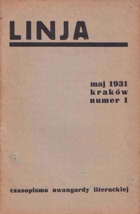 Book ID: 52062 Linja: czasopismo awangardy literackiej [Line: a journal of the literary...