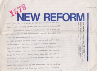 New Reform Nieuws [New Reform News]. Nr. 34.