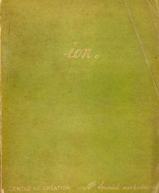 Book ID: 52216 Ion: Centre de Création. No. 1 (April 1952) (all published