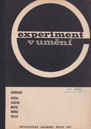 Book ID: 52595 Experiment v umění: sborník materiálů ze semináře 8. a 9. března...