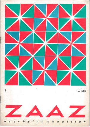 ZAAZ, nos. 1–8 (all published).