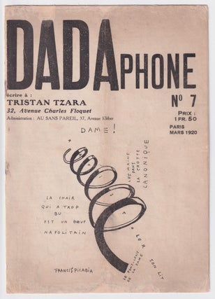 Dadaphone. No. 7 (of a total of 7 issues of the journal "Dada", initially published in Zurich).
