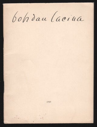 Book ID: P4682 Bohdan Lacina 1948. Title from colophon: Texty Františka Halase, Zdenka...