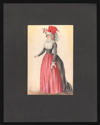 Book ID: P4877 Two original costume studies in pencil and watercolors, signed. Vasilii N....
