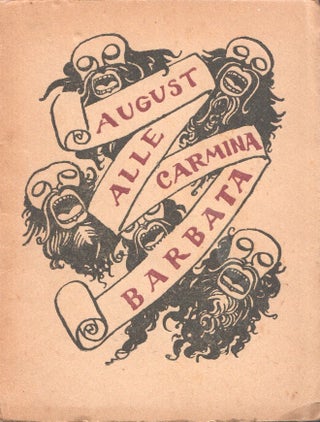 Book ID: P5318 Carmina Barbata. August Alle