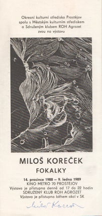 Book ID: P5702 Miloš Koreček: fokalky. 14. prosince 1988 – 9. ledna 1989 [December 15,...