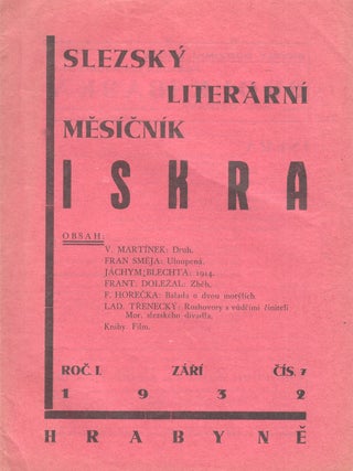 Book ID: P6105 Iskra: slezský literární měsíčník [The spark: an independent...